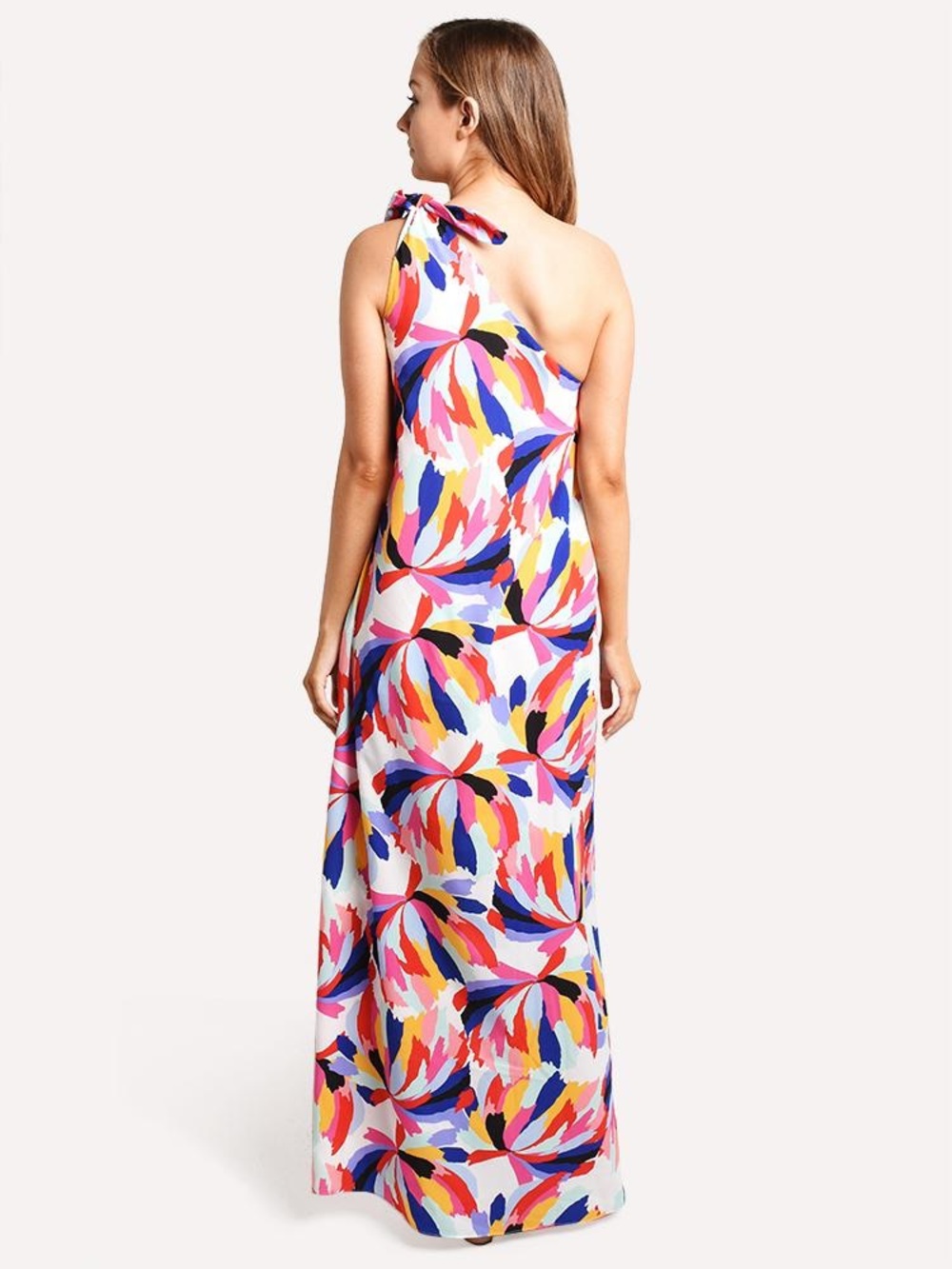Crosby by Mollie Burch Sasha Dress
One Shoulder Multicolor Print Maxi Dress - Picture 3 of 6